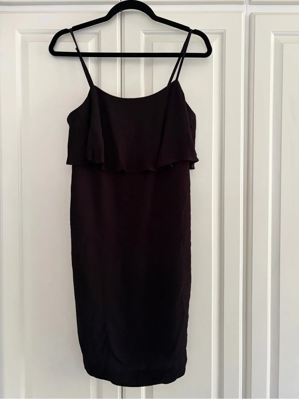 J.Crew Black Spaghetti Strap Dress Size 6